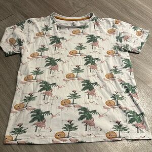 Denim & Flower graphic shirt